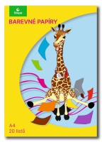 Barevné papíry - 20 listů