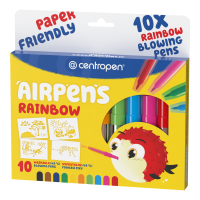 Foukací fixy AirPens Rainbow - 1500/10
