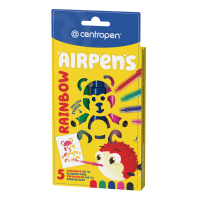 Foukací fixy AirPens Rainbow - 5 ks - 1500/5