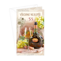 Blahopřání k narozeninám s otočníkem - 15-6567c