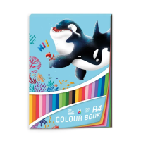 Blok barevných papírů A4 - Hi! - 1703-0362 