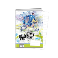 Školní sešit 523 - GOAL TIME - A5, linkovaný, 20 listů - 1593-0413