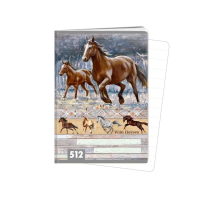 Školní sešit 512 - Wild horses - A5, linkovaný, 10 listů - 1591-0414