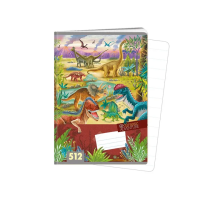 Školní sešit 512 - Jurassic ADVENTURE - A5, linkovaný, 10 listů - 1591-0388