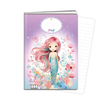 Školní sešit 444 - Mermaid - A4, linkovaný, 40 listů - 1582-0412