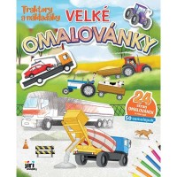 Velké omalovánky - Traktory a náklaďáky - 4505-0