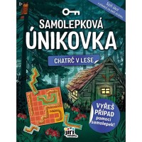 Samolepková únikovka - Chatrč v lese - 4061-1