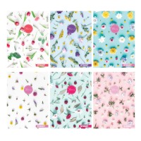 Školní sešit 554 - Flowers - A5, linkovaný, 54 listů