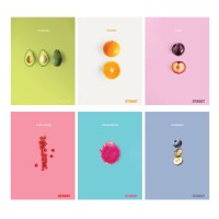 Školní sešit 554 - Fresh Fruit - A5, linkovaný, 54 listů