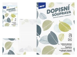 Dopisní papír barevný LUX 5+10 - Květy - 5550375