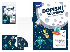 Dopisní papír barevný LUX 5+10 - Vesmír - 5550363