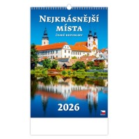 Nástěnný kalendář 2026 - Nejkrásnější místa České republiky - N111-26