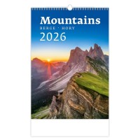 Nástěnný kalendář 2026 - Hory - N126-26
