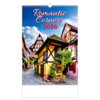 Nástěnný kalendář 2026 - Romantic Corners - N147-26



