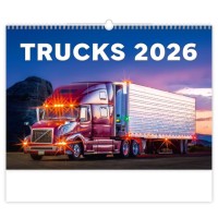 Nástěnný kalendář 2026 - Trucks  - N155-26



