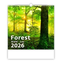 Nástěnný kalendář 2026 - Les - N171-26
