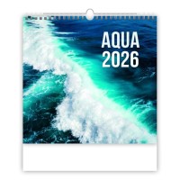 Nástěnný kalendář 2026 - Aqua - N172-26
