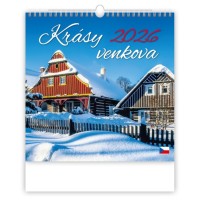 Nástěnný kalendář 2026 - Krásy venkova - N174-26


