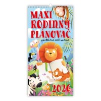 Nástěnný kalendář 2026 - MAXI rodinný plánovač - N201-26

