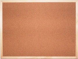 Korková tabule - 90 x 60 cm - WCD-3