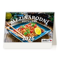 Stolní kalendář 2026 - Mezinárodní kuchařka - S06-26


