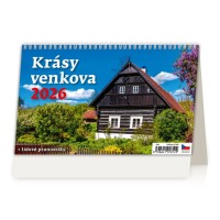 Stolní kalendář 2026 - Krásy venkova - S16-26



