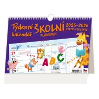 Stolní kalendář 2026 - Týdenní školní plánovací kalendář - S38-26








