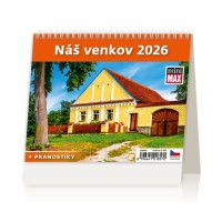 Stolní kalendář 2026 - MiniMax Náš venkov - SM08-26








