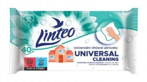 Vlhčené ubrousky Linteo - univerzální - 40 ks - 25770
