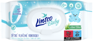 Vlhčené ubrousky Linteo Baby - Pure Fresh - 80 ks - 25759