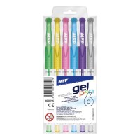 Gelová pera GEL pen METALLIC - 6 ks - 6000795