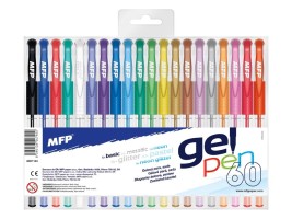 Gelová pera GEL pen - 60 ks - 6001144