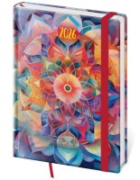 Denní diář A5 Vario s gumičkou - Kaleidoscope - DV422-16-26



