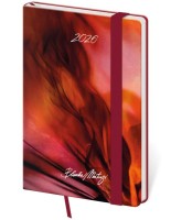 Týdenní diář kapesní Vario s gumičkou - Matragi Red - DV436-32-26






