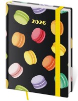 Denní diář B6 Vario s gumičkou - Macarons - DV432-24-26





