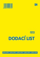 Dodací list plátce propisovací - 661