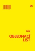 Objednací list A5 propisovací - 62