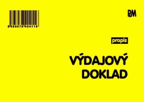 Výdajový doklad propis. - 411