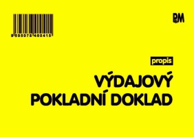 Výdajový pokladní doklad neplátce A6 propisovací - 41 