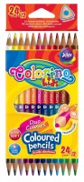 Trojhranné pastelky Colorino 12 ks - oboustranné - R33046