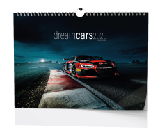 Nástěnný kalendář 2026 - Dream Cars - A3 - BNE10-26