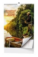 Nástěnný kalendář 2026 - Rybářský kalendář - A3  - BNF4-26