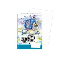 Školní sešit 644 - GOAL TIME - A6, linkovaný, 40 listů -1598-0413