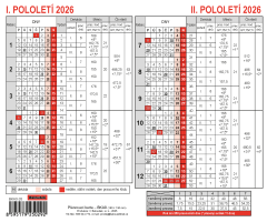 Plánovací karta 2026 - A5 - BKA0-26