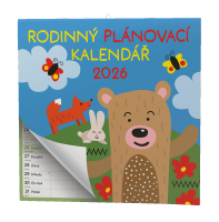 Nástěnný kalendář 2026 - Rodinný plánovací kalendář - BNL10-26