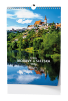 Nástěnný kalendář 2026 - Krásy Moravy a Slezska - A3 - BNF7-26