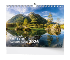 Nástěnný kalendář 2026 - Světové národní parky - A3 - BNK21-26