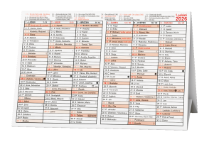 Stříškový kalendář 2026 - A5 - BKA2-26