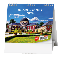 Stolní kalendář 2026 - IDEÁL - Hrady a zámky - BSL1-26