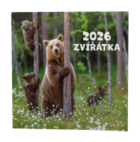 Nástěnný kalendář 2026 - Zvířátka - BNL9-26